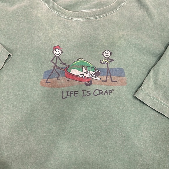 LIFE IS CRAP shirt - Picture 2 of 3